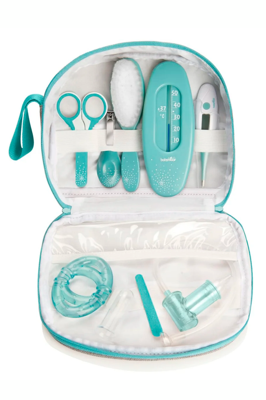 NECESER PARA EL CUIDADO DEL BEBÉ GRIS -BABY MOOV