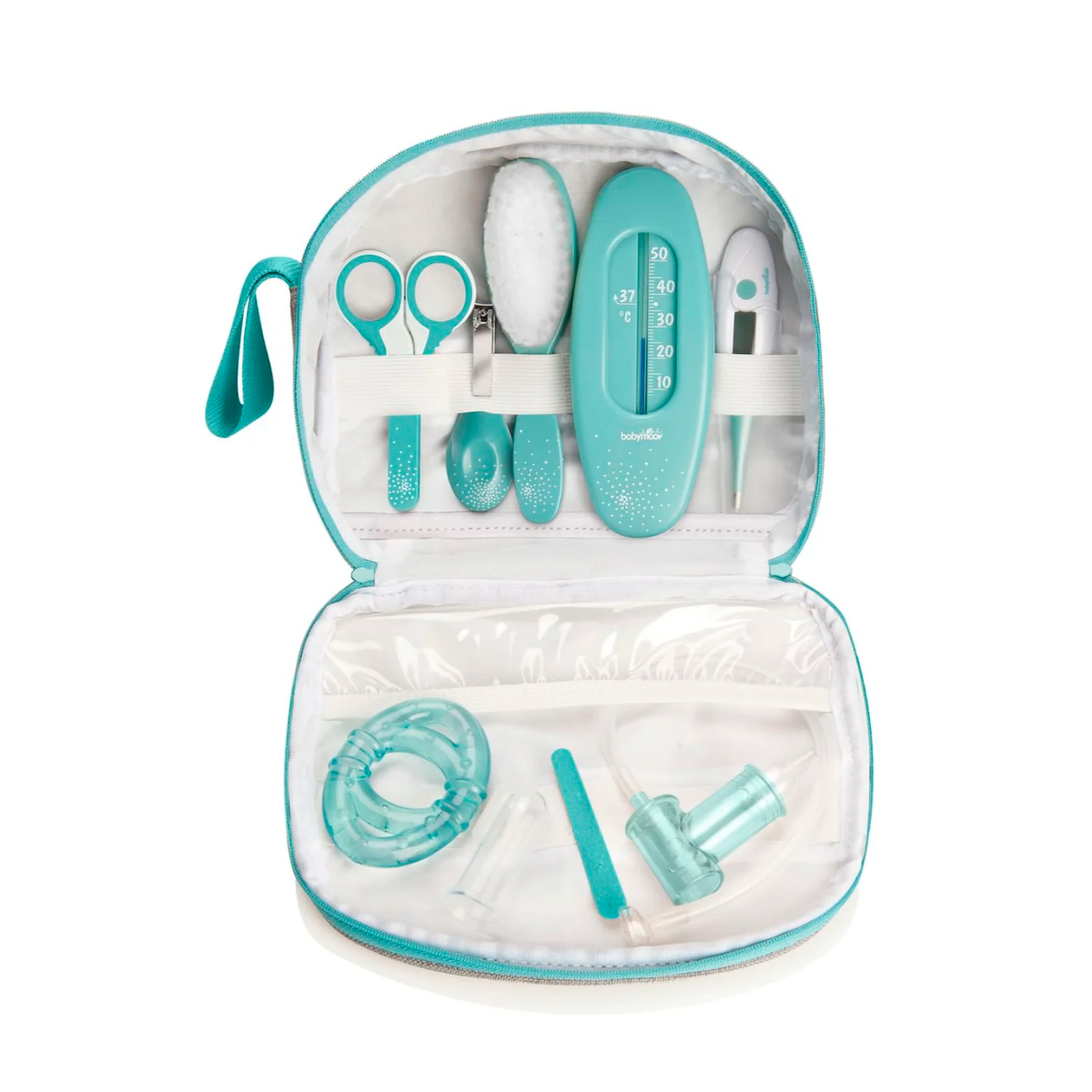 NECESER PARA EL CUIDADO DEL BEBÉ GRIS -BABY MOOV