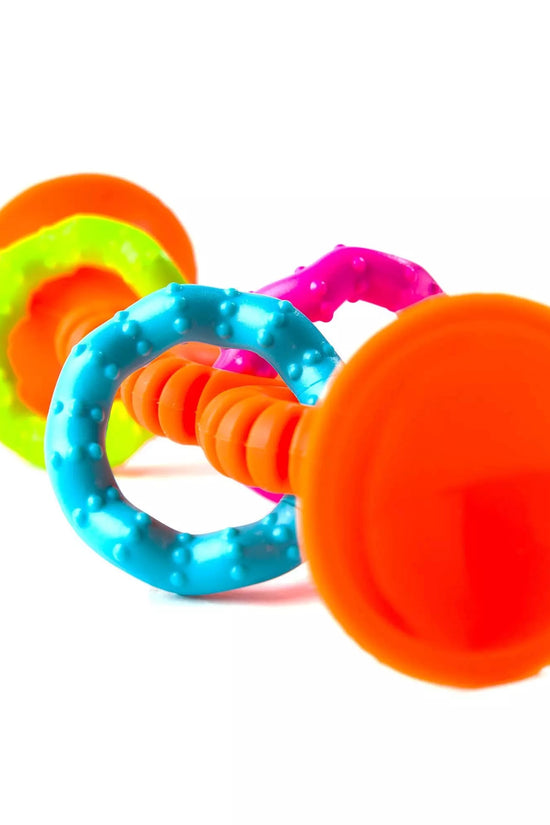 Mordedor y Sonajero PipSquigz loops Fat Brain Toys