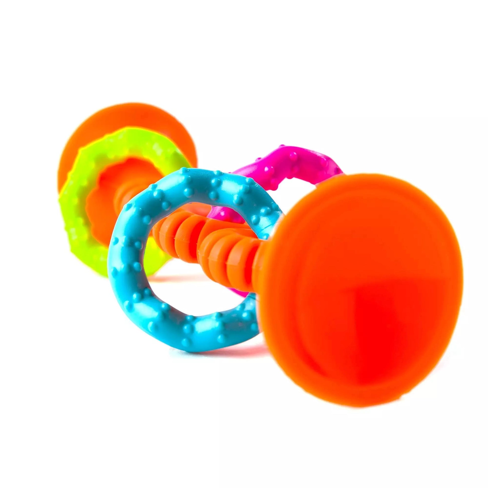 Mordedor y Sonajero PipSquigz loops Fat Brain Toys