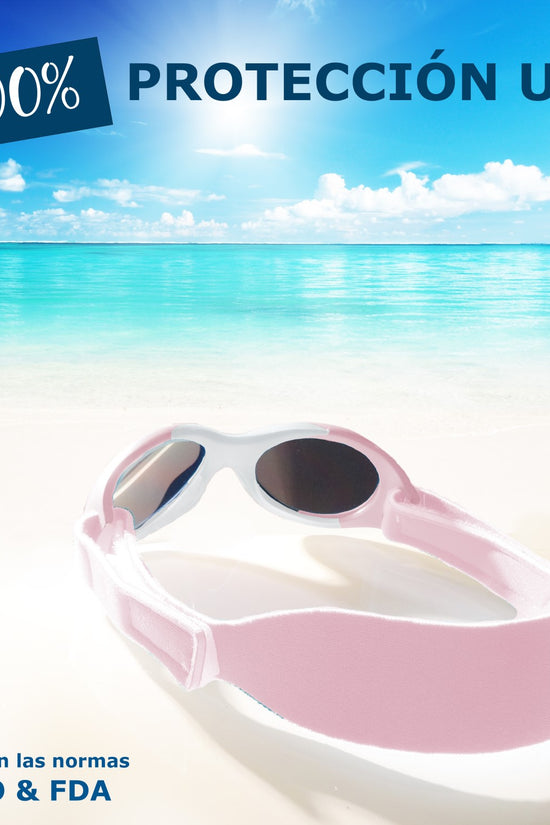 LENTES DE SOL PARA BEBÉS BABY SURFER  0 A 18 MESES ROSA - MAUSITO