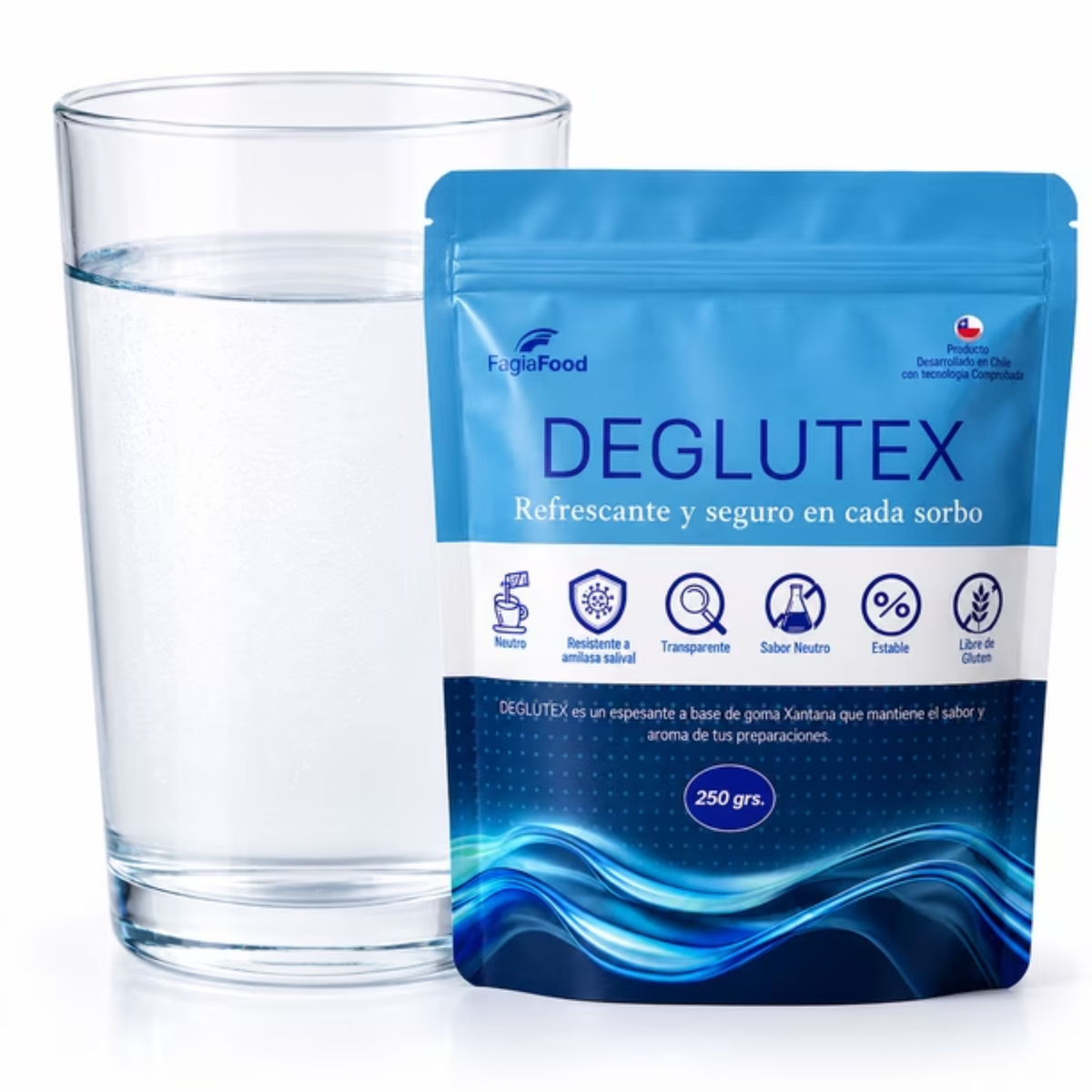 Deglutex Espesante de Líquidos 250 Grs. Transparente