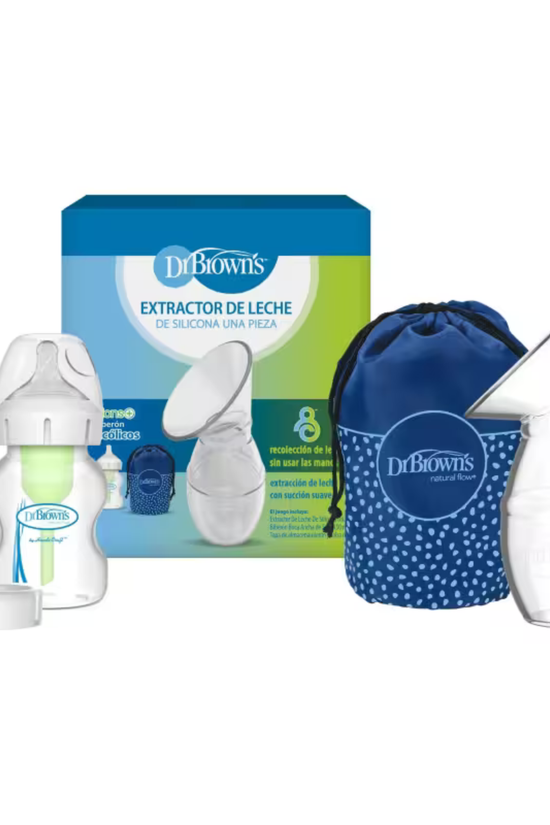 Kit Extractor + Mamadera Anticólico 150ml + Bolso Dr. Brown's