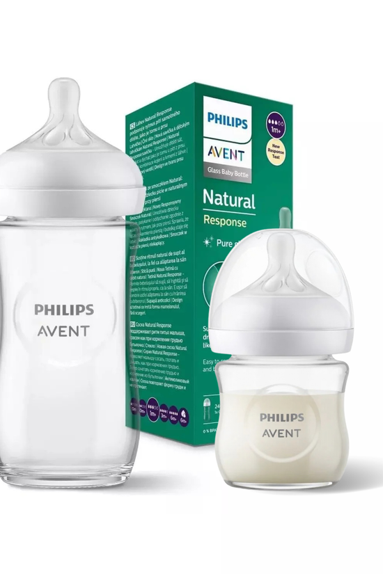 Mamadera Natural Response De Vidrio Avent