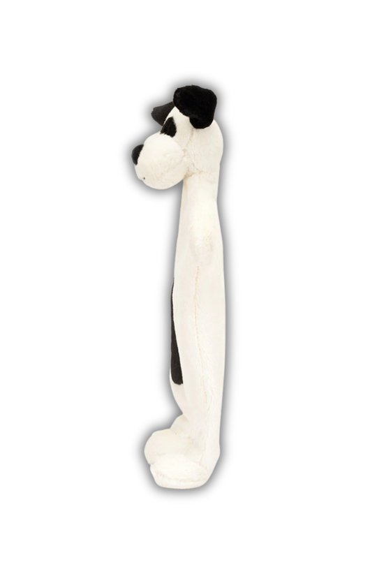 Tuto Jellycat Comfoter Perro blanco y negro
