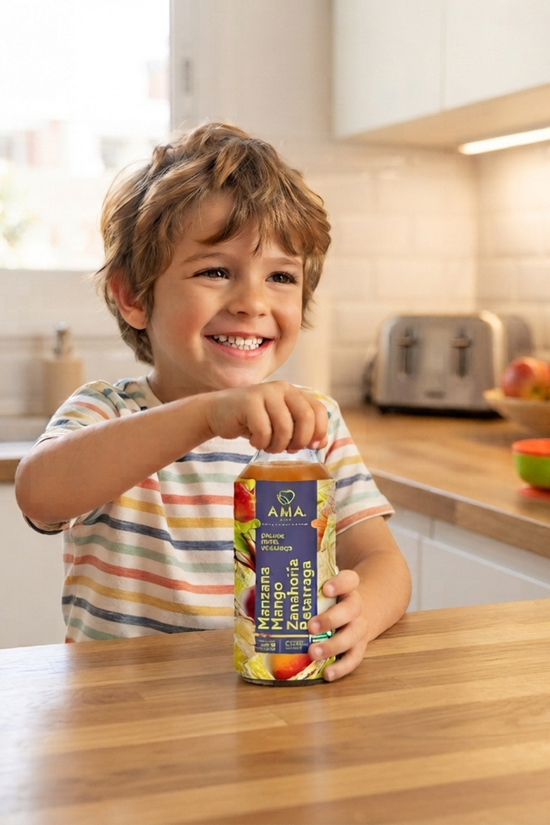 Jugo Orgánico Manzana Mango Zanahoria Betarraga 300 Ml.