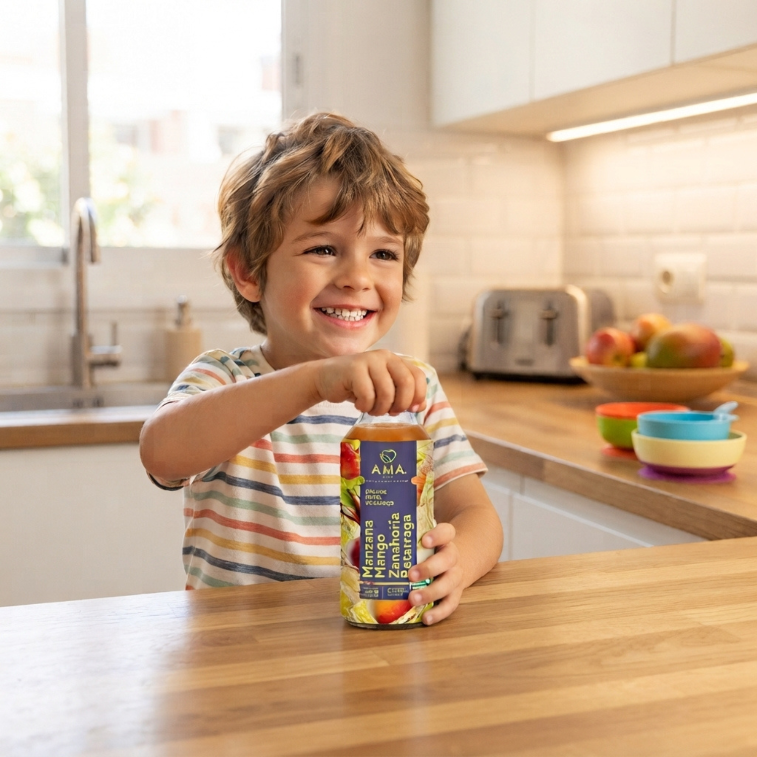 Jugo Orgánico Manzana Mango Zanahoria Betarraga 300 Ml.