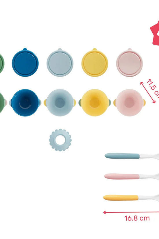 Pack Bols Antideslizantes Badabulle + Cucharas 300 ml +4 Meses