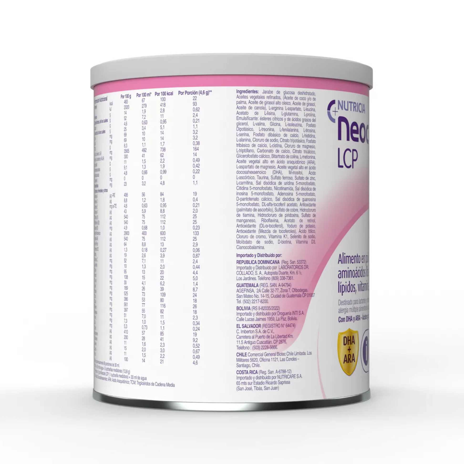 Fórmula Infantil Neocate LCP Nutricia 0-12 Meses 400 g
