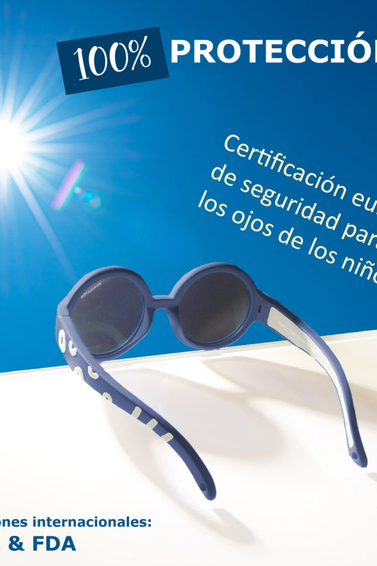 LENTES DE SOL PARA BEBÉS THE HIPPIE  6 A 24 MESES AZUL - MAUSITO