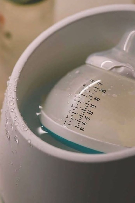 Calentador No Eléctrico para Mamaderas y Bolsas de Leche Materna Nanobébé – Color Turquesa