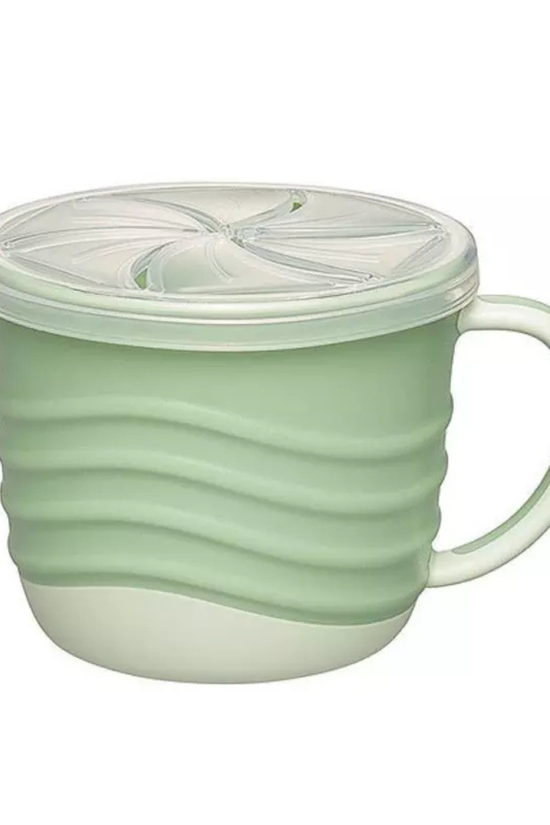 Pocillo Para Snack NIP Eat Green 2 En 1 +9m