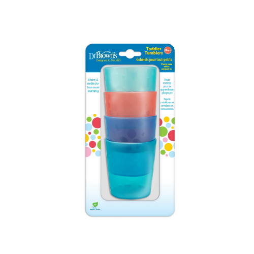 PACK 4 VASOS PARA NIÑOS PEQUEÑOS  18M+ DR. BROWN’S
