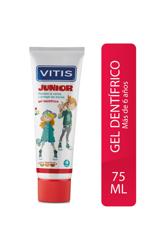 Pasta Dental Junior Vitis Gel de 50 Ml
