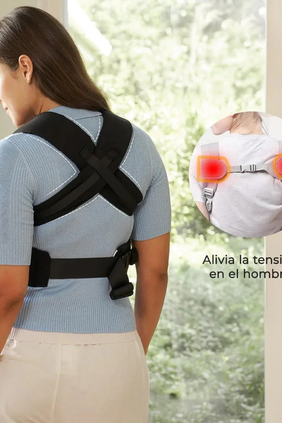 Portabebé Ergonómico WeeSnug para Recién Nacido Momcozy Color Negro