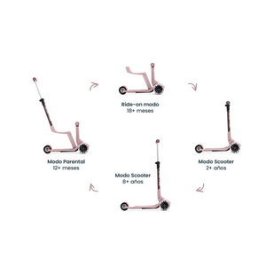 XTENDMINI RIDE 3 en 1 (1-9 años) ROSADO  SMARTRIKE
