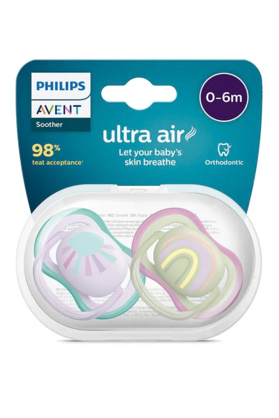 Chupete Philips Avent Ultra Air Orthodontic 0–6 Meses