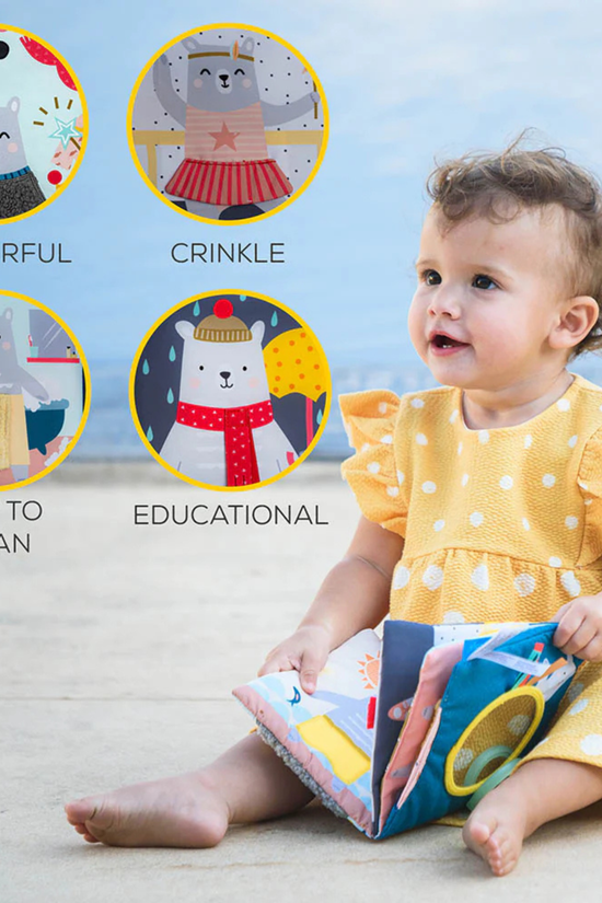 Libro Sensorial de Tela +6m Taf Toy
