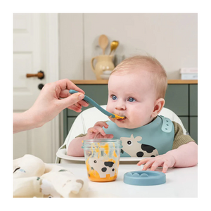 SET 2 CONTENEDORES PARA COMIDA DE BEBÉ TINY FARM ROSA - DONE BY DEER