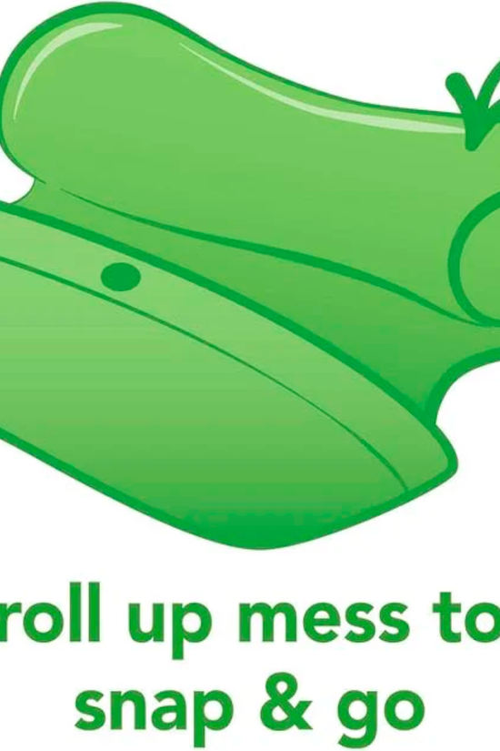 BABERO IMPERMEABLE VERDE SANDÍA MANGA  LARGA GREEN SPROUTS