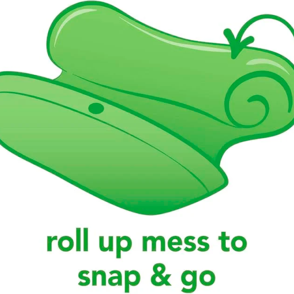 BABERO IMPERMEABLE VERDE SANDÍA MANGA  LARGA GREEN SPROUTS