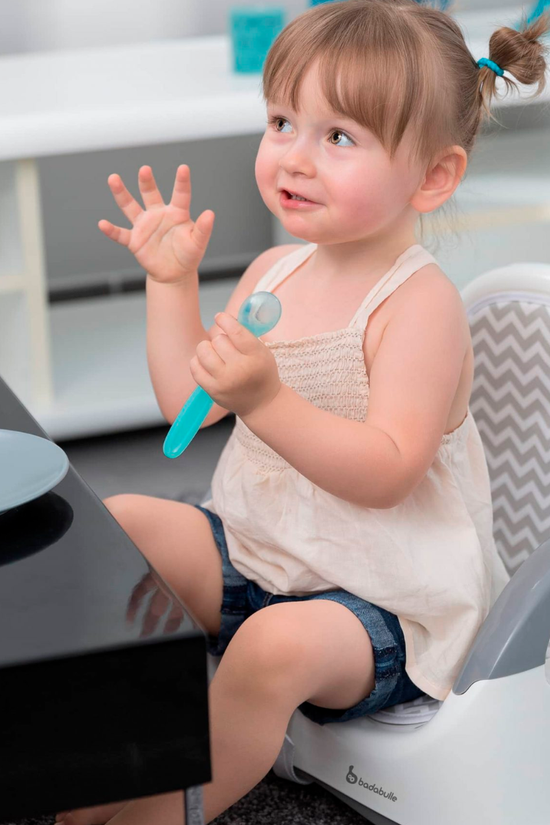 CUCHARA DE SILICONA SUAVE BABY MOOV COLOR VERDE MENTA