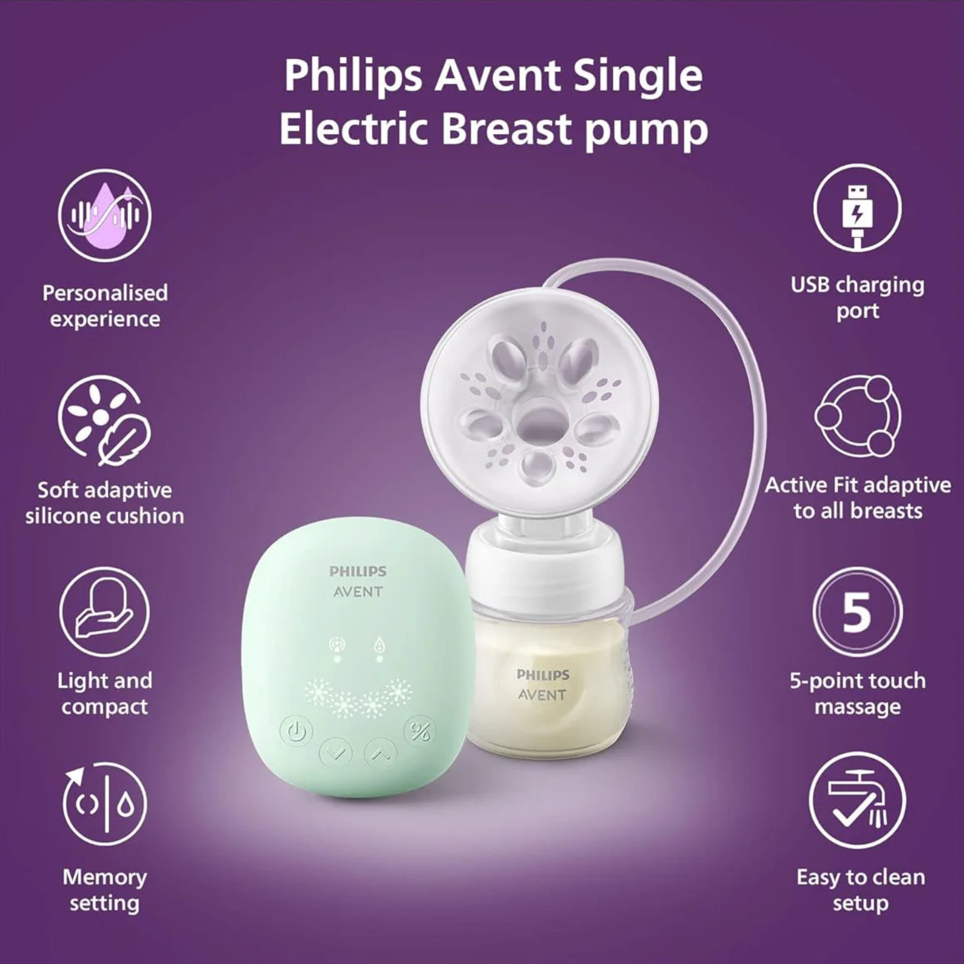 Extractor de Leche Materna Philips Avent SCF323/11