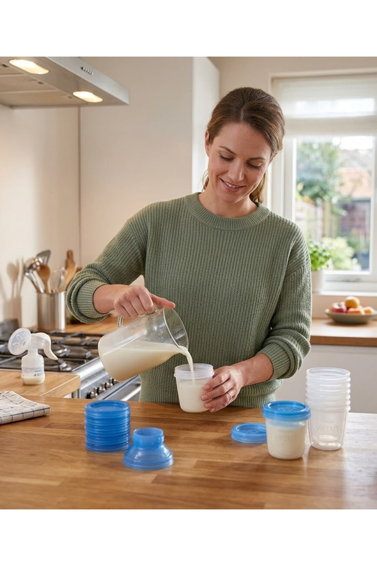 Pack Vasos Reutilizables Para Leche Philips Avent 180 Ml