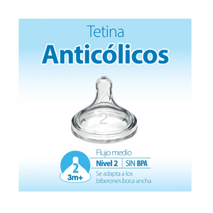 TETINA BOCA ANCHA OPTIONS 3 MESES 2UN - DR. BROWN'S