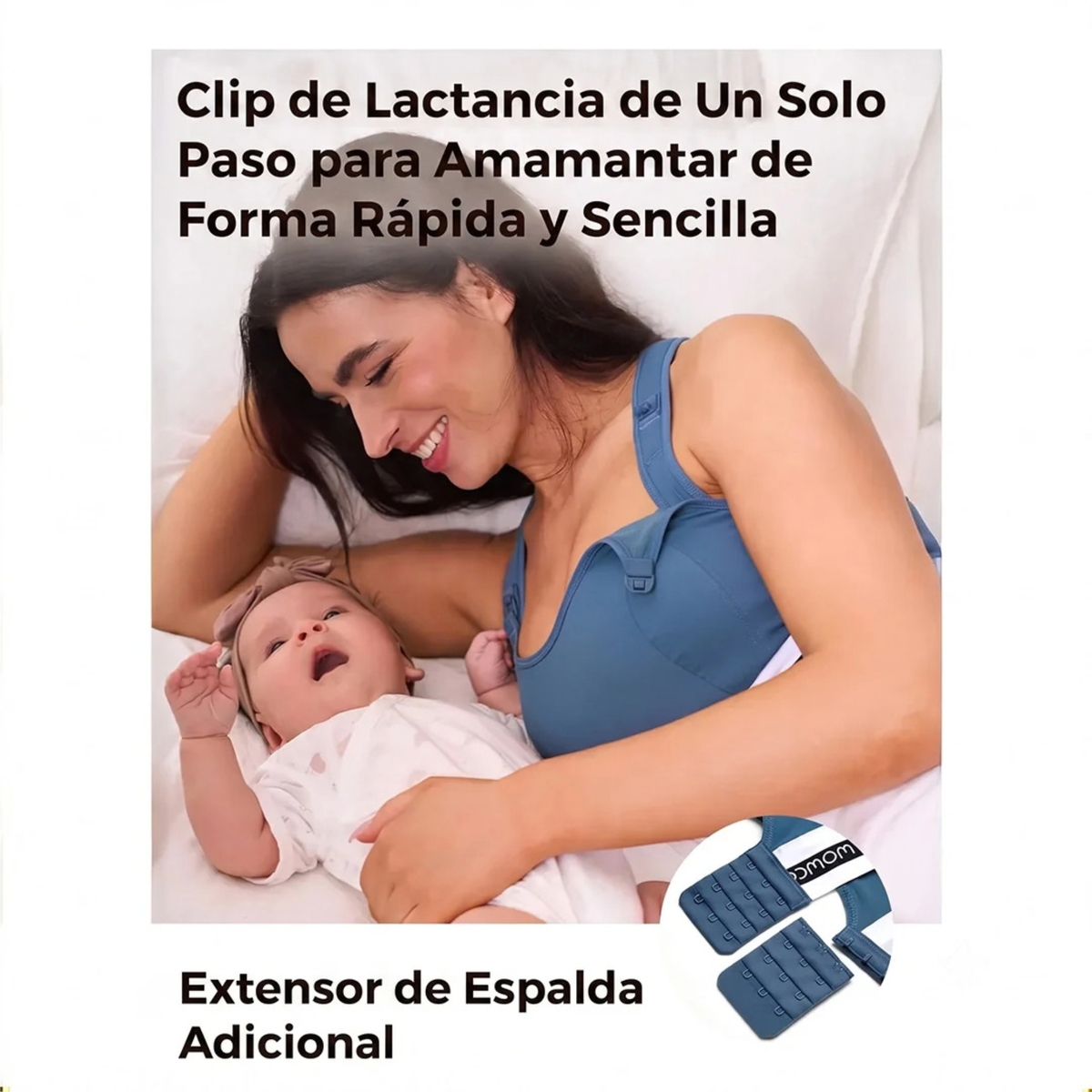 Sostén Deportivo de Lactancia Momcozy Azul
