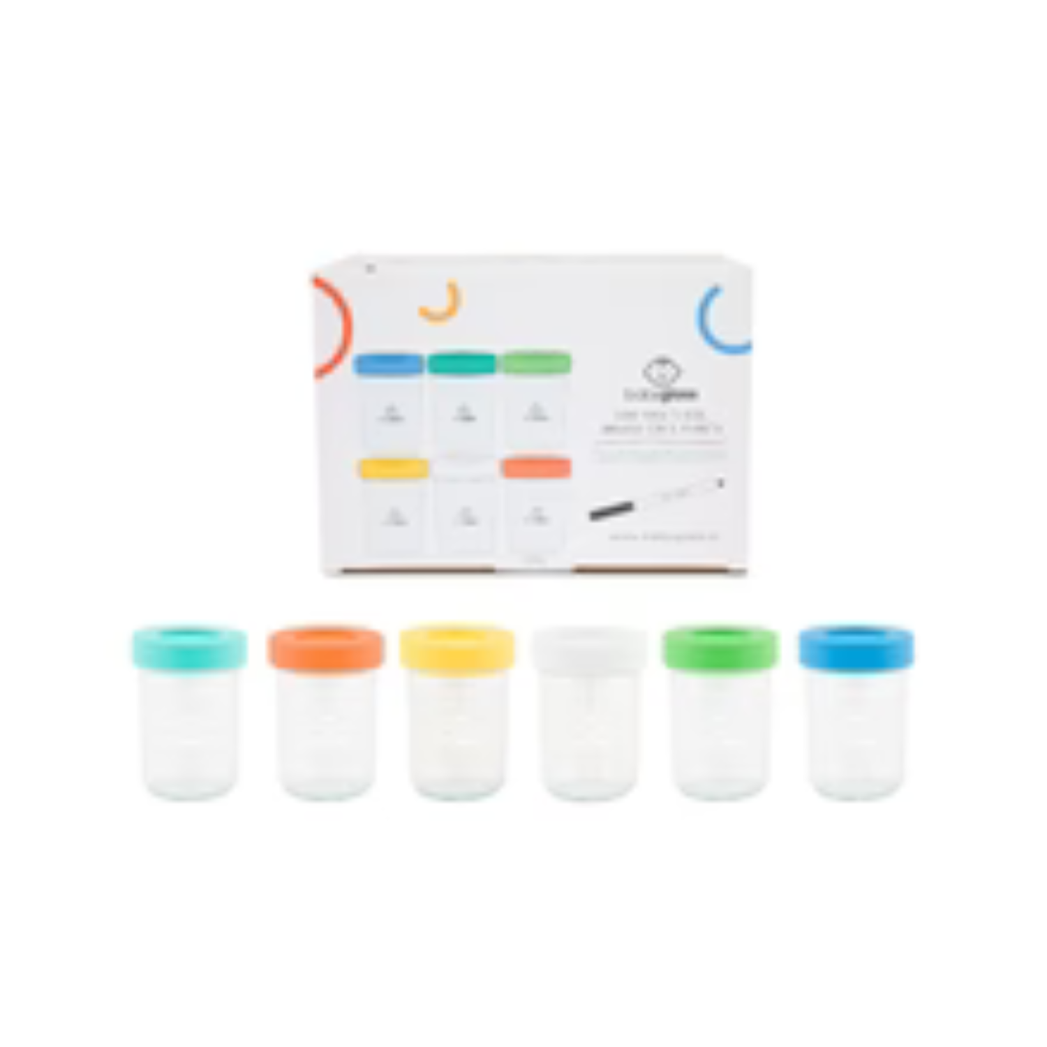 Contenedores De Vidrio Babyglass 240 Ml 6 U