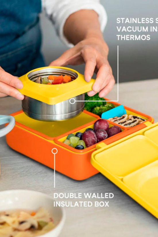 LONCHERA PARA ALMUERZO AMARILLO OMIEBOX