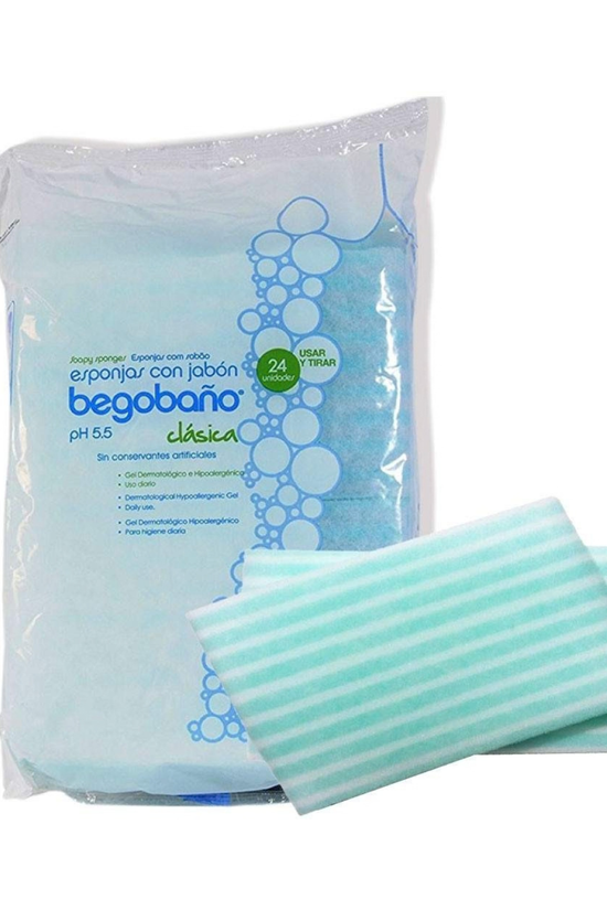 Esponja Jabonosa Desechable Begobaño 24 U.