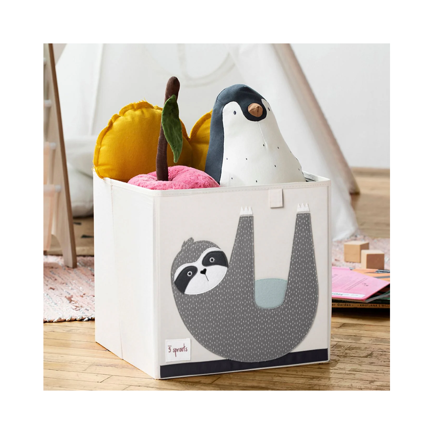 Caja de Juguetes 3 Sprouts Oso Perezoso