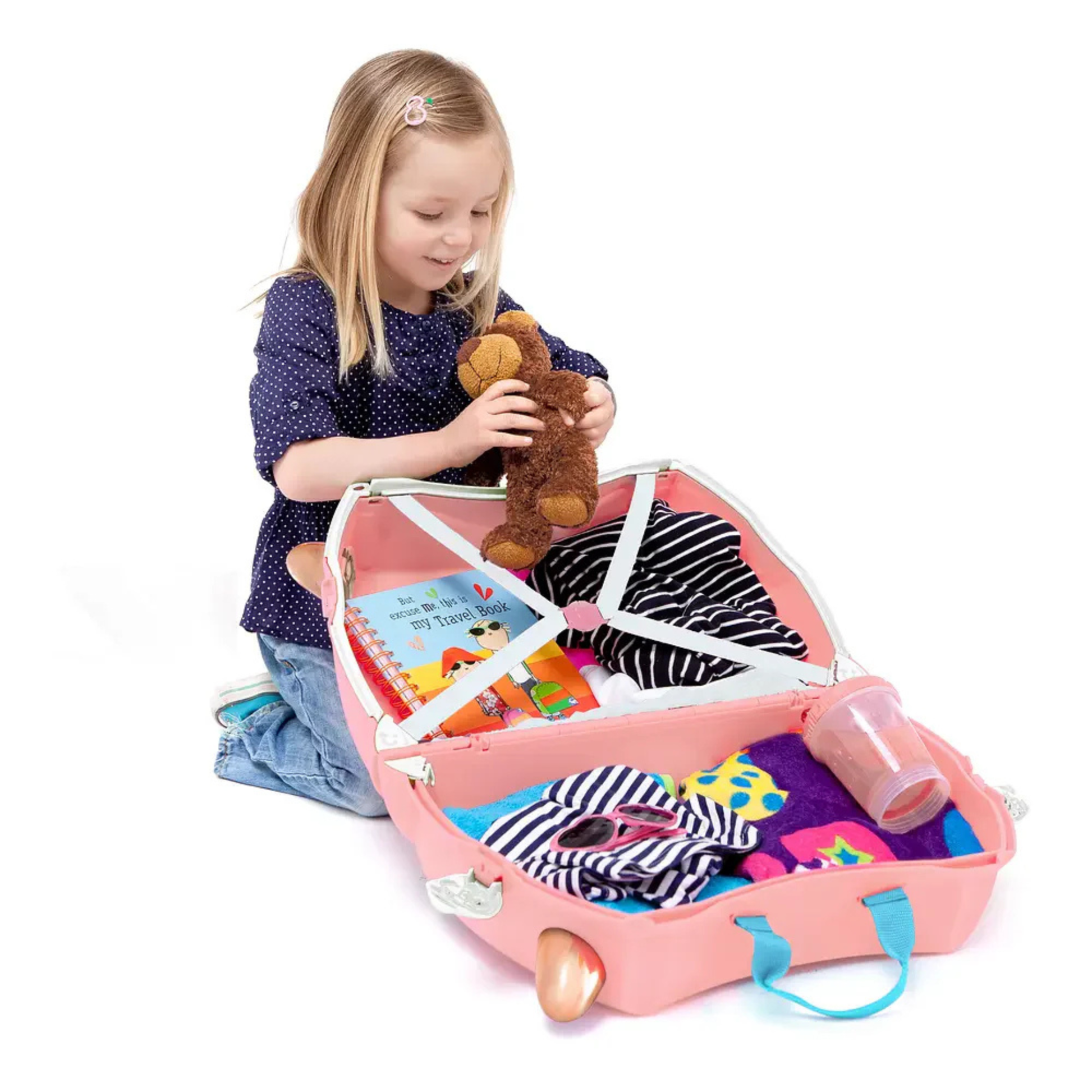 Trunki Maleta con Ruedas Flamenco Rosado