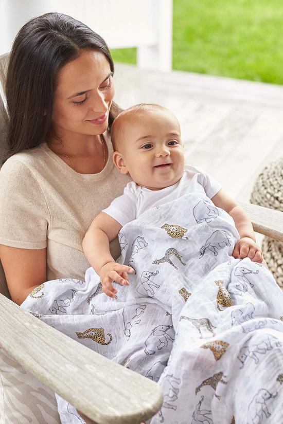 Manta Swaddle Aden + Anais 100% Algodón 120×120cm