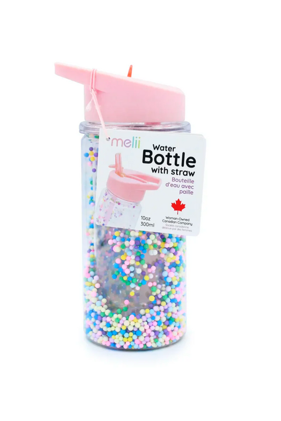 BOTELLA CON BOMBILLA ROSA SPARKLING  300 ml MELII