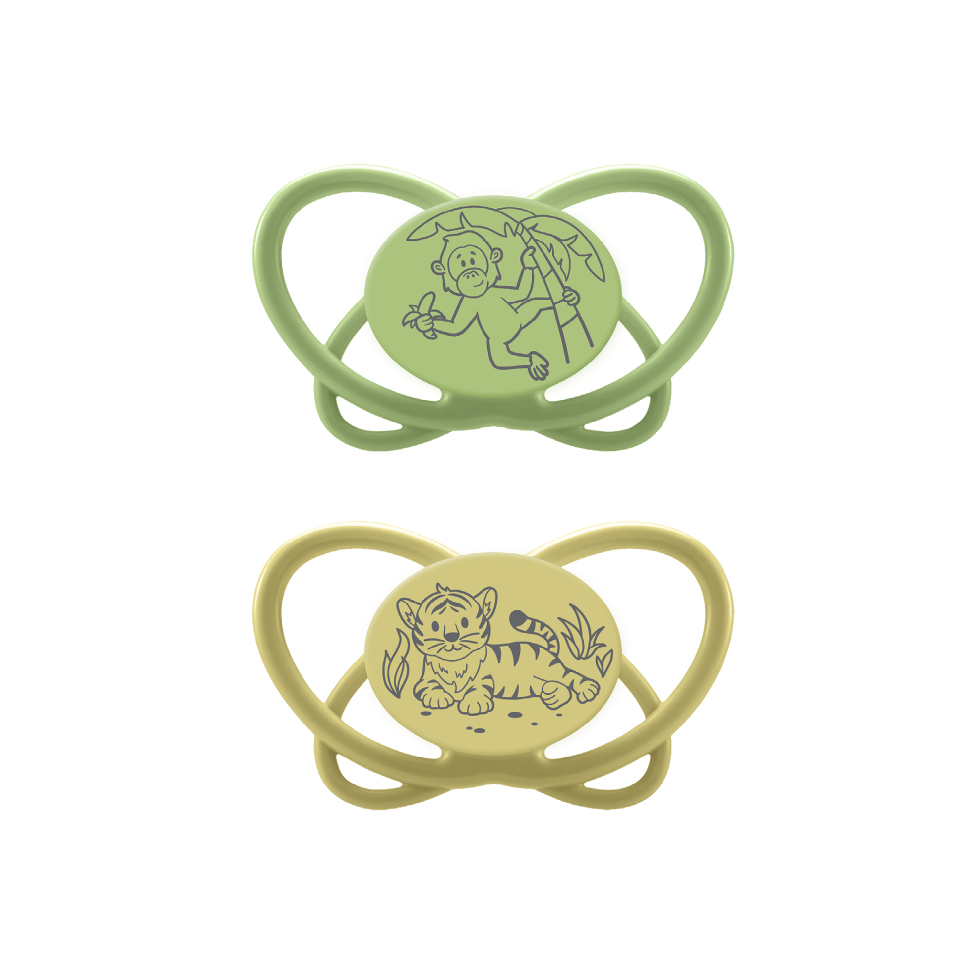 Chupete De Silicona My Butterfly Green Talla 1 NIP 0-6 Meses