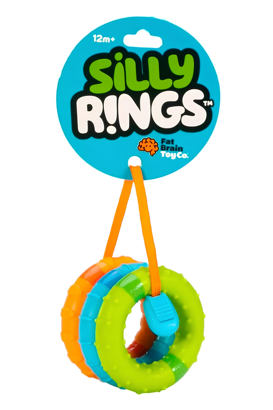 Silly Rings Anillos Con Texturas E Imanes Fat Brain Toys