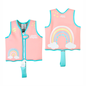 CHALECO FLOTADOR INFANTIL ARCOIRIS PALOROSA 15 a 19 KG 2 a 3 años. - GREEN DOLPHIN