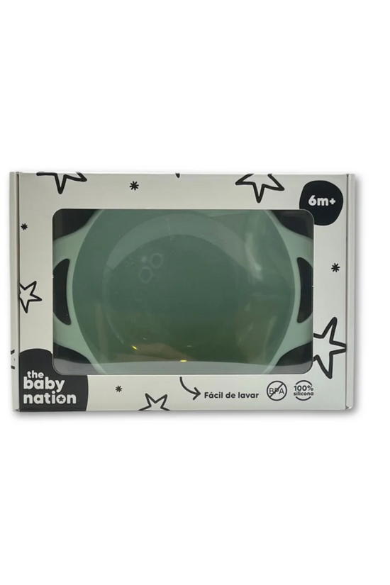 BOWL SILICONA CON SUCCIÓN AZUL  THE BABY NATION