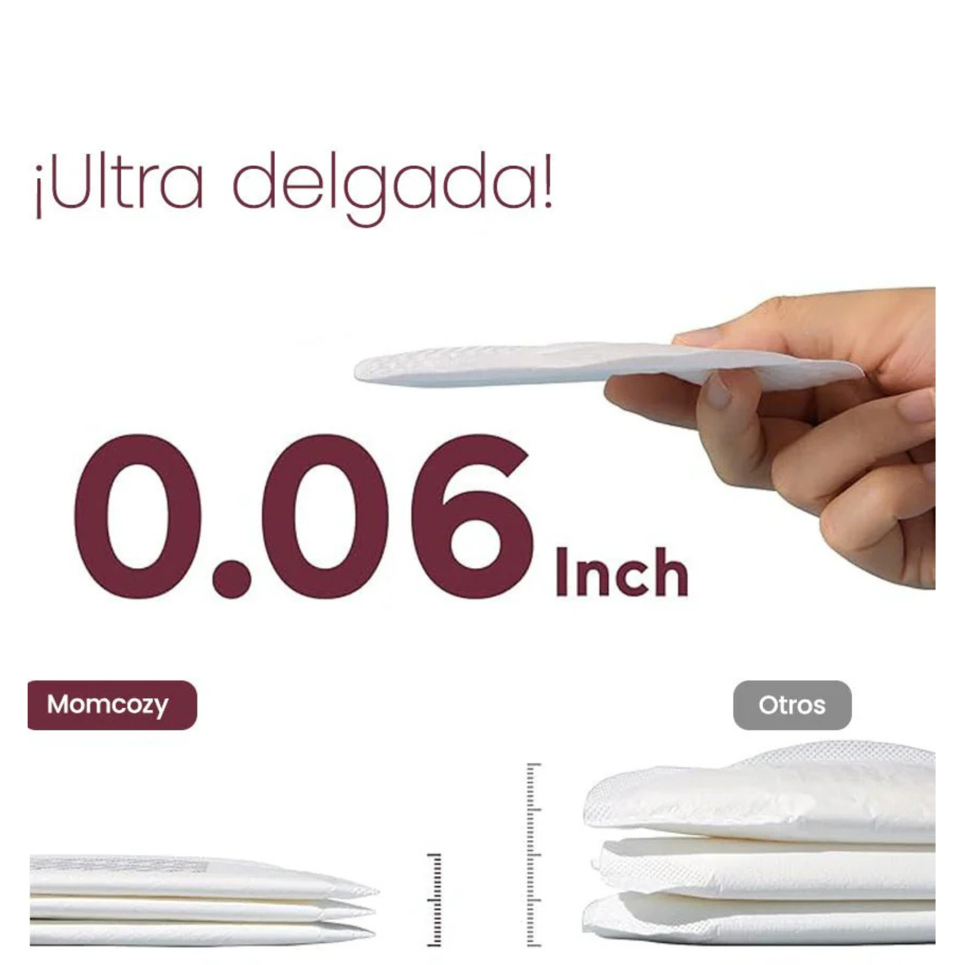 Absorbentes de Lactancia Ultra Delgados Momcozy 120 Unidades