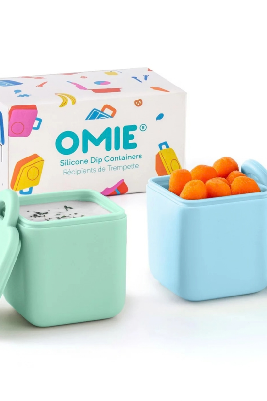 Recipientes de silicona para aderezo con tapa 4 onzas OmieBox