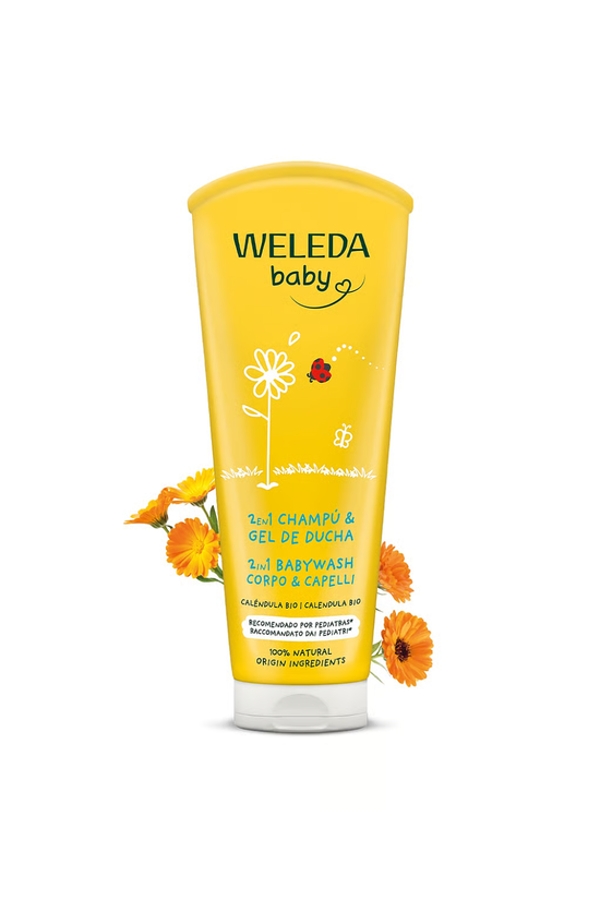 Shampoo Y Gel Ducha 2 En 1 Caléndula Weleda 200 ML
