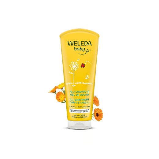 Shampoo Y Gel Ducha 2 En 1 Caléndula Weleda 200 ML