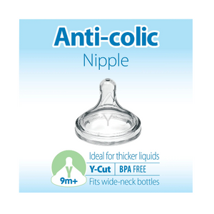 TETINA BOCA ANCHA OPTIONS Y +9  LIQUIDOS ESPESOS 2UN - DR. BROWN'S