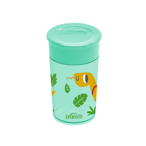 VASO 360° SIN ASAS 300ml 9M VERDE - DR. BROWN'S