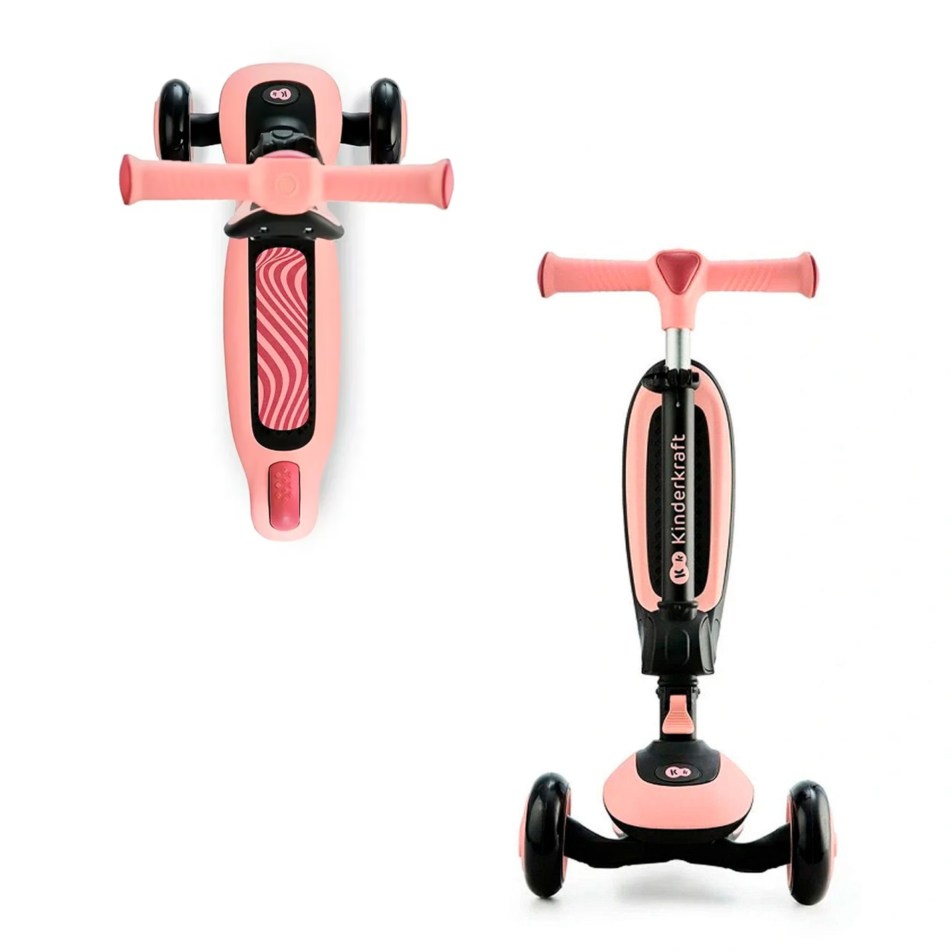 Triciclo Scooter 2 en 1 Kinderkraft HALLEY Pink