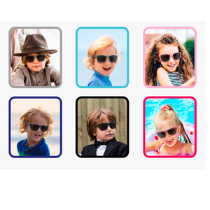 LENTES DE SOL PARA NIÑOS THE BOHO 3 A 6 AÑOS NAVY - MAUSITO