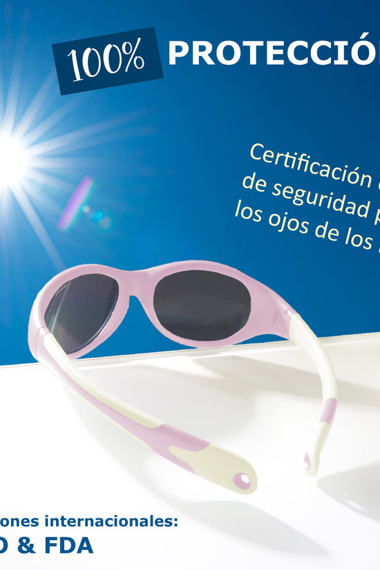 LENTES DE SOL PARA NIÑOS THE SURFER 2 A 4 AÑOS  ROSA - MAUSITO